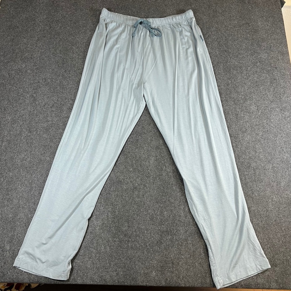 Emirates Modal Blend‎ Lounge Pajama Pants Light Blue L/XL Drawstring Waist